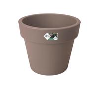 Elho Green Basics Top Planter 23cm Pot de Fleur - Taupe | Ø 23 x H 19.6 cm | Convient à une Utilisation Extérieure