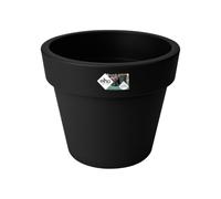 Elho Green Basics Top Planter 40cm Pot de Fleur - Living Noir | Ø 39 x H 33 cm | Convient à une Utilisation Extérieure