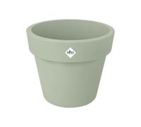 Elho Green Basics Top Planter 47cm Pot de Fleur - Stone Green | Ø 47 x H 40 cm | Convient à une Utilisation Extérieure