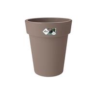Elho Green Basics Top Planter Haut 35 - Pot De Fleurs pour Extérieur - Ø 34.5 x H 41.0 cm - Marron/Taupe