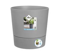 Elho Greensense Aqua Care Rond 30cm Pot de Fleur - Ciment Clair