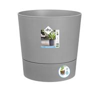 Elho Greensense Aqua Care Rond 35cm Pot de Fleur - Ciment Clair