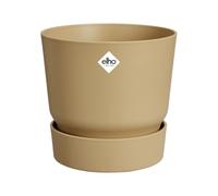 Elho Greenville Rond 16cm Pot de Fleur - Sable Doré