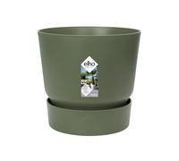 Elho Greenville Rond 18cm Pot de Fleur - Leaf Green