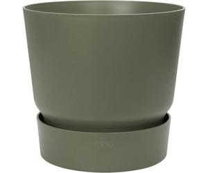 Elho Greenville Round 47 - Jardinière pour l'extérieur - Ø 47 x H 44 cm -- Vert/Feuille Verte