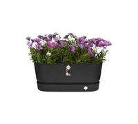 Elho Greenville Terrase 80cm Roues Jardinière - Living Noir
