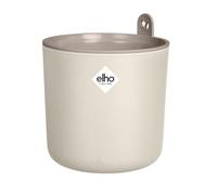 Elho Happy Herbs 14cm Pot de Fleur - Linen White | Ø 14.5 x H 17 cm | Convient à une Utilisation Intérieure | Plastique 100% recyclé