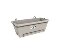 ELHO Jardinière BARCELONA XL ALLIN1 - L 33.5 x l 54.5 x H 23 cm - Taupe