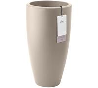 Elho June Round High 40cm Pot de Fleur - Balanced Beige | Ø 39 x H 70.1 cm | Convient à une Utilisation Extérieure | Plastique 100% recyclé