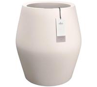 elho june split high 46cm pot de fleurs - Linen White | L 46 x l 46 x H 53.6 cm | Convient à l’intérieur et à l’extérieur | Plastique 100 % recyclé