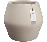 elho june split low 46cm pot de fleurs - Balanced Beige | L 46 x l 46 x H 42.6 cm | Convient à l’intérieur et à l’extérieur | Plastique 100% recyclé