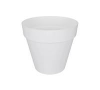 Elho Greenville Rund 30 - Pot de fleurs - Blanc - Extérieur - Ø 29.5 x H 27.8 cm
