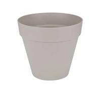 ELHO Pot de fleurs rond avec roues Loft Urban - Ø 48.5 x H 44.5 cm - Gris chaud