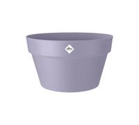 Elho Loft Urban Coupe 35 - Pot De Fleurs pour Extérieur - Ø 34.5 x H 20.2 cm - Violet/Lavande Lilas