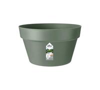 Elho loft Urban Coupe 35cm Pot de Fleurs - Vert Pistache | Ø 34.5 x H 20.2 cm | Convient à l’extérieur