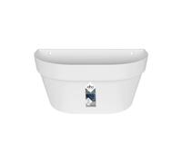 Elho Loft Urban Mural 40cm Balconnière - Blanc | L 19.8 x W 39.3 x H 18.8 cm | Convient à une Utilisation Extérieure