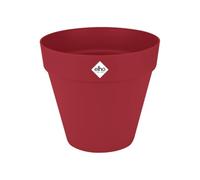 Elho loft Urban Rond 20cm Pot de Fleurs - Rouge Théâtre | Ø 19.3 x H 17.5 cm | Convient à l’extérieur