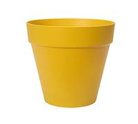 Elho loft Urban Rond 30cm Pot de Fleurs - Ocre | Ø 28.5 x H 26 cm | Convient à l’extérieur | Plastique 100 % recyclé
