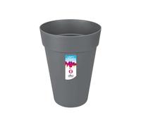 Elho loft Urban Rond Haut 28cm Pot de Fleurs - Anthracite | Ø 27.5 x H 35.8 cm | Convient à l’extérieur