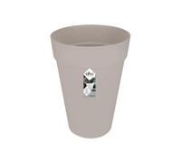 Elho Loft Urban Rond Haut 35cm Pot de Fleur - Gris Chaud