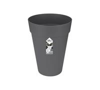 ELHO Pot de fleurs Loft Urban rond Haut - Ø 42 x H 56 cm - Extérieur - 100% recyclé - Noir