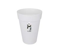 Elho – Pot de fleurs – Loft Urban Rond Haut 42 – Ø 42 x H 56 cm – Pour extérieur – Blanc