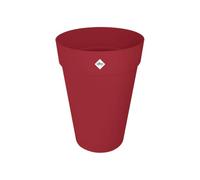 Elho loft Urban Rond Haut 42cm Pot de Fleurs - Rouge Théâtre | Ø 42 x H 56 cm | Adapté à l’extérieur | Plastique 100 % recyclé