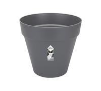 Elho Loft Urban Rond Roues 60 - Pot De Fleurs - Anthracite - Extérieur - Ø 59 x H 53.2 cm