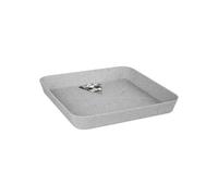 Elho Loft Urban Soucoupe Carrée 22cm - Living Ciment
