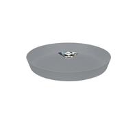 Elho Loft Urban Soucoupe Ronde 17 - Soucoupe pour Extérieur - Ø 17.3 x H 2.4 cm - Living Ciment