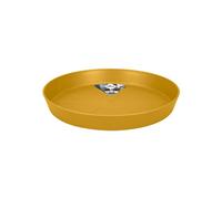 Elho Loft Urban Soucoupe Ronde 30 - Soucoupe pour Extérieur - Ø 30.2 x H 4.1 cm - Jaune/Jaune Miel