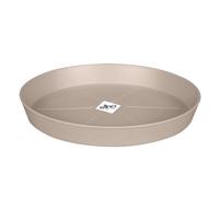 Elho Loft Urban Soucoupe Ronde 41 - Soucoupe pour Extérieur - Ø 41.0 x H 5.2 cm - Beige/Beige Champignon