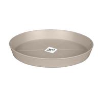 Elho loft Urban Soucoupe Ronde 48cm Soucoupe - Mushroom Beige | Ø 47.8 x H 5.3 cm | Adapté à l’extérieur | Plastique 100% recyclé
