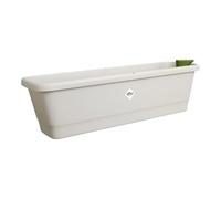 Elho Noa Balconnière L - Gris Chaud | L 20 x W 65 x H 17.8 cm | Plastique 100% recyclé