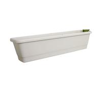 Elho Noa Balconnière XL - Gris Chaud | L 20 x W 78 x H 17.8 cm | Plastique 100% recyclé