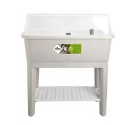 Elho Potager sur pied Noa gris plastique 79 x 39 x 94 cm