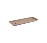 Elho Barcelona Balconnière Soucoupe 50 - Soucoupe pour Balcon & Extérieur - Ø 45.0 x H 2.8 cm - Marron/Taupe