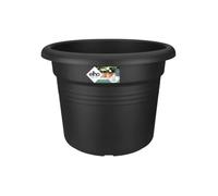 ELHO Pot de fleurs Green Basics Cilinder - Ø 64 x H 49 cm - Extérieur - 100% recyclé - Noir