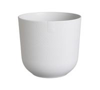 ELHO Pot de fleurs Jazz Rond - Blanc - Ø 26 x H 24 cm - Intérieur - 100% recyclé