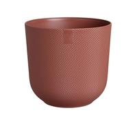 ELHO Pot de fleurs Jazz Rond - Rouge - Ø 26 x H 24 cm - Intérieur - 100% recyclé