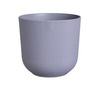 Elho – Pot de fleurs Jazz Round – Ø 34,5 x H 32,2 cm – 100% plastique recyclé – Violet/Lavande Lilas