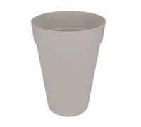 ELHO Pot de fleurs Loft Urban rond Haut - Ø 34 x H 45 cm - Extérieur - 100% recyclé - Gris