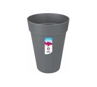 ELHO Pot de fleurs Loft Urban rond Haut - Ø 42 x H 56 cm - Extérieur - 100% recyclé - Noir