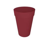 ELHO Pot de fleurs Loft Urban Rond - Haut 35 - Rouge - Ø 33.5 x H 45 cm - Extérieur - 100% recyclé