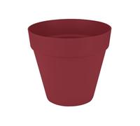 Elho Pot de fleurs Loft Urban Rond 30 cm Extérieur 100% recyclé Rouge théâtre