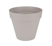 Pot de fleurs extérieur Loft Urban Round avec roues 50 cm de diamètre gris