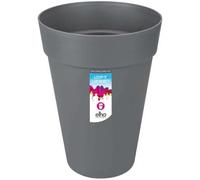Elho Pot De Fleurs Rond Haut Loft Urban - Ø 28 Cm - Gris Anthracite Multicolore