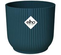 Pot Elho Vibes Fold Bleu D.22cm Design Plissé, Durable - Elho