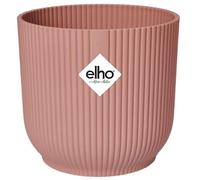 ELHO Pot de fleurs Rond VIBES - Ø29,5 x H27,2 cm - Plastique - Bleu Foncé
