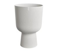 Elho Pot de fleurs Vibes Fold Coupe Blanc Ø 29.5 x H 45 cm Intérieur 100% recyclé